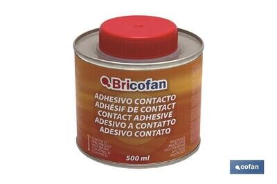 BOTE ADHESIVO CONTACTO BRICOFAN C/PINCEL (500ML)