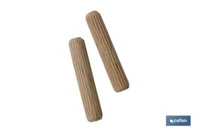 BL�STER DE 15 UDS. ESPIGA DE MADERA 6 MM VENTA UNITARIA