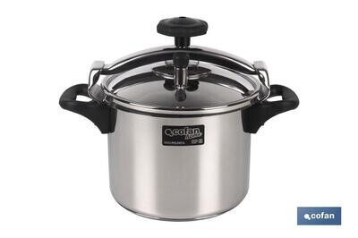 OLLA PRESION INOX "MOD POLENTA" INDUCCI�N 10 LT