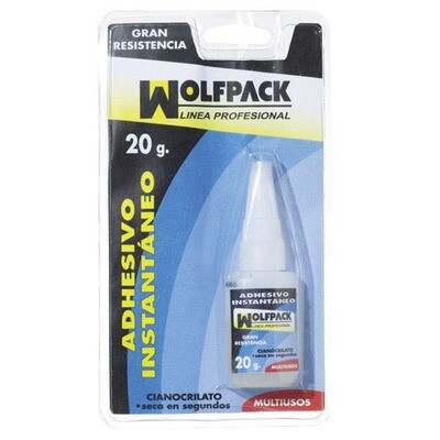 Pegamento Ciano Acrilato Wolfpack 20 Gramos