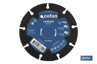 DISCO ESPECIAL CARBURO MAT. BLANDOS �230X2,6MM