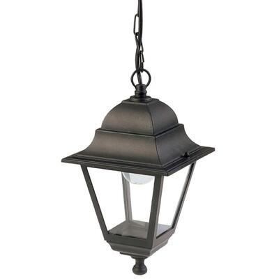 Farol Jard�n Suspendido Negro