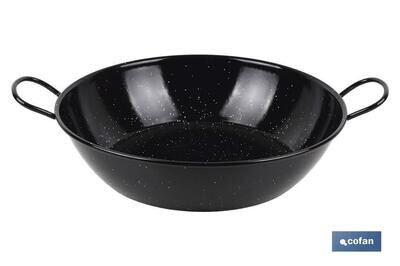 SARTEN HONDA ESMALTADA C/ASAS �360 MM