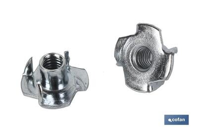 BL�STER DE 2 UDS. TUERCAS EMPOTRABLES M6 VENTA UNITARIA