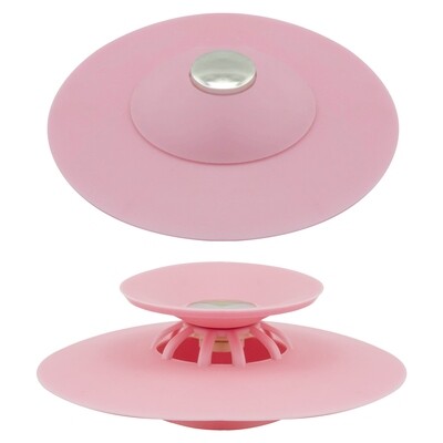 Tap�n Universal Fregadero Lavabo Ba�era Silicona Con Cestillo � 10 cm.