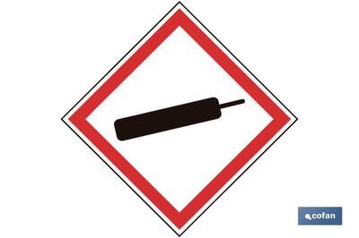 SE�AL ADHESIVA MAT. PELIGROSAS 100X100