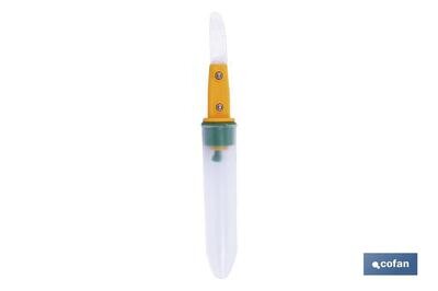 CUCHILLO DE RECOLECCION CON DEPOSITO