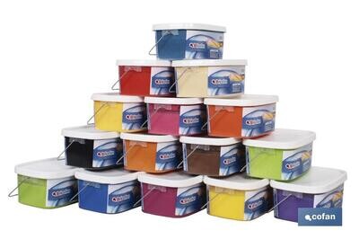 PINTURA PL�STICA MONOCAPA "Melocoton" (2,5 LT)