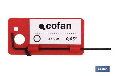 LLAVE ALLEN PULGADAS M- 7/64"