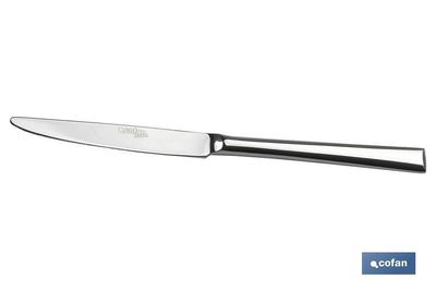 CAJA 12uds CUCHILLO DE MESA INOX C-18/10 MODELO BARI 2,5mm