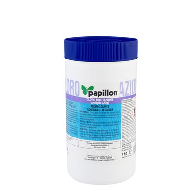 Cloro Multiaccion Piscinas Pastillas 20 gramos. Envase 1 Kg.