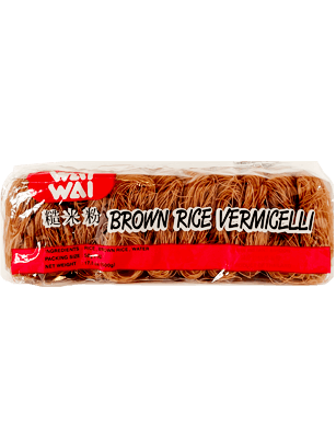 Fideos de arroz integral waiwai