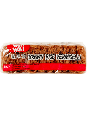 Fideos de arroz integral waiwai