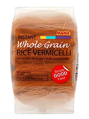Rice noodles whole grain