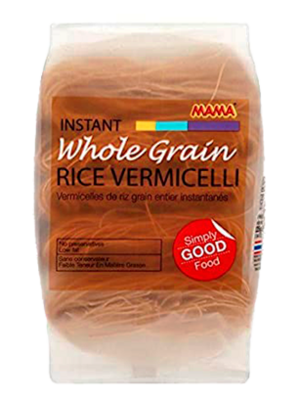 Rice noodles whole grain