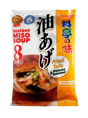 Sopa instantánea Miso con Tofu Agedashi