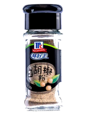 Pimienta blanca molida