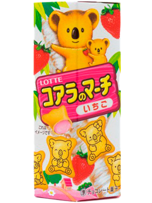 Galletas Koala`s sabor crema y fresa