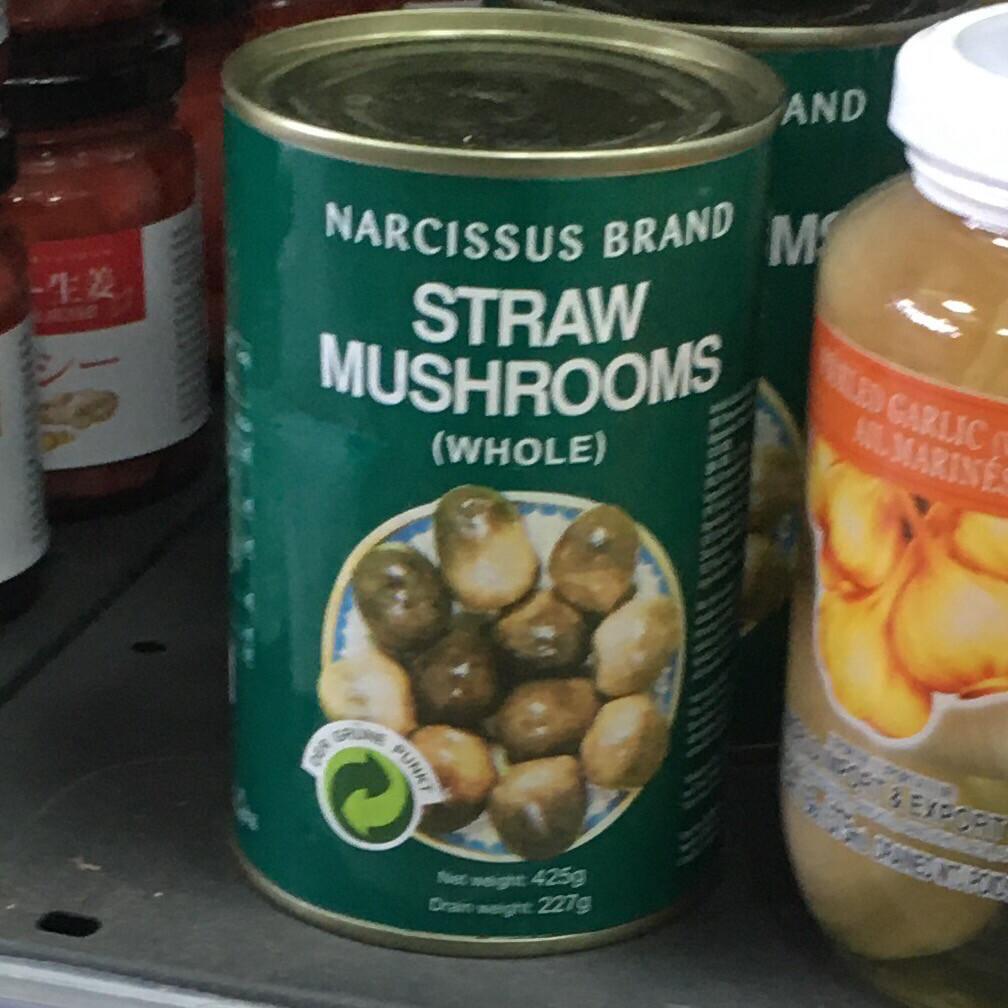 Straw mushrooms