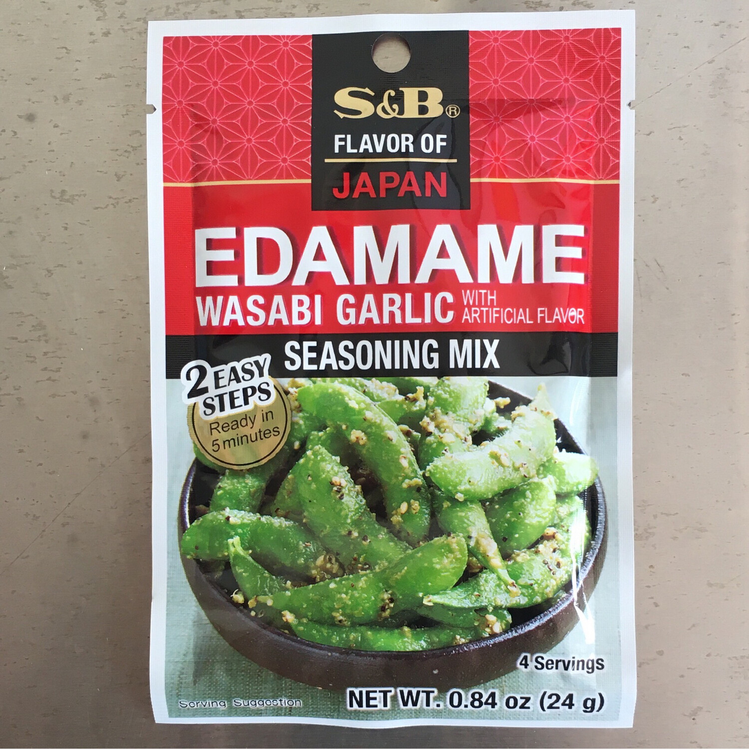 Edemame wasabi garlic