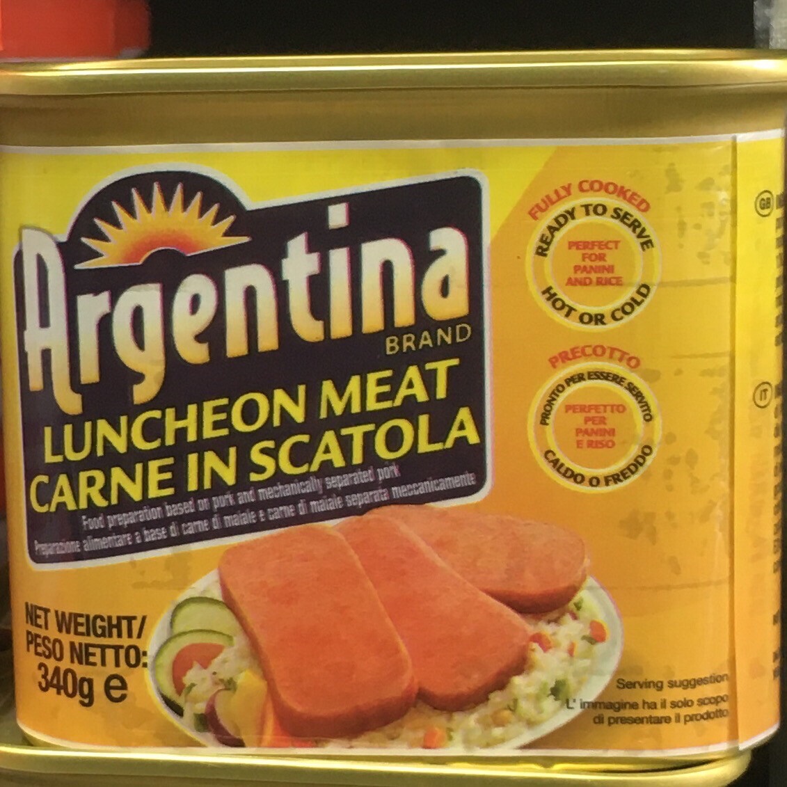 Lucheon meat carne in scatola