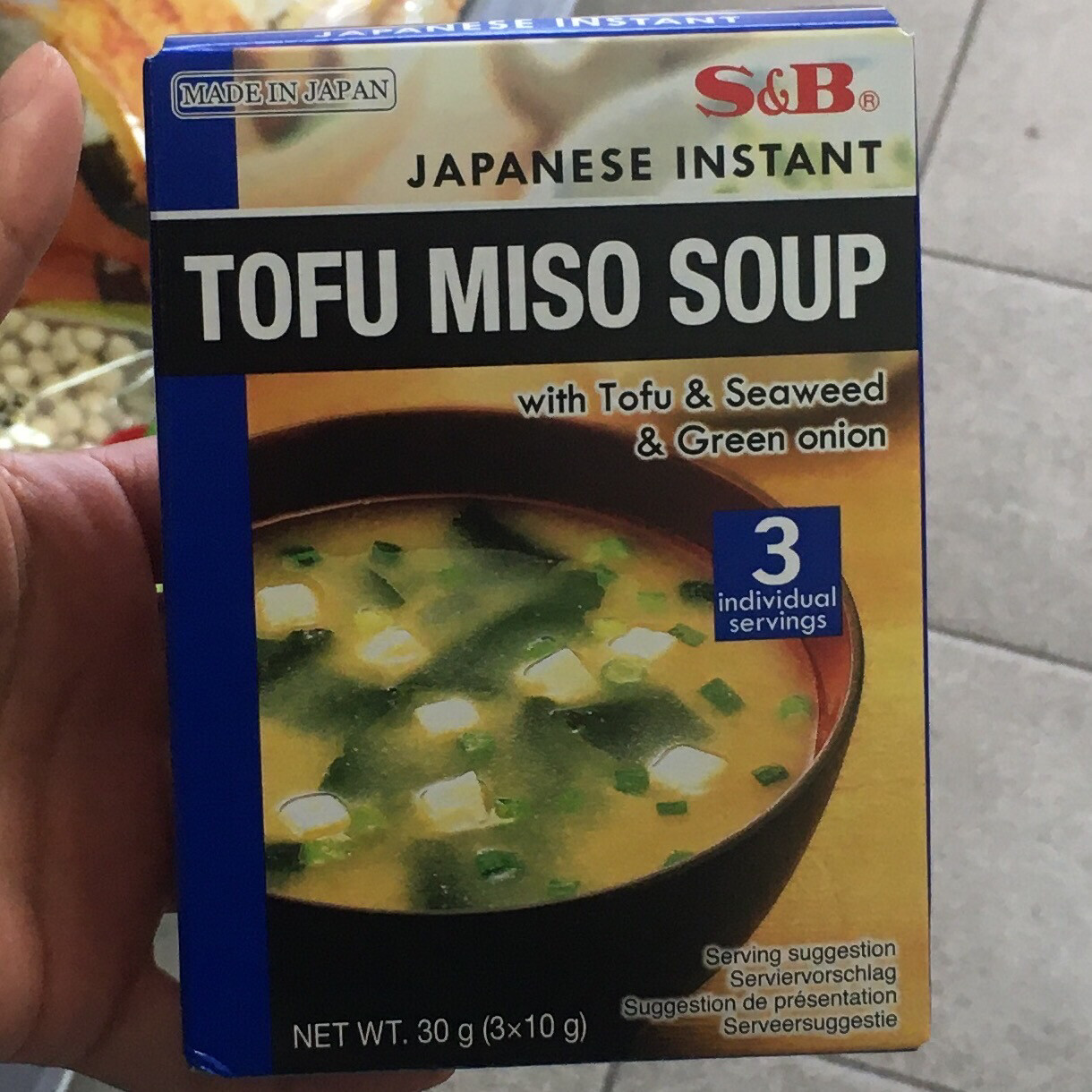 Tofu miso soup