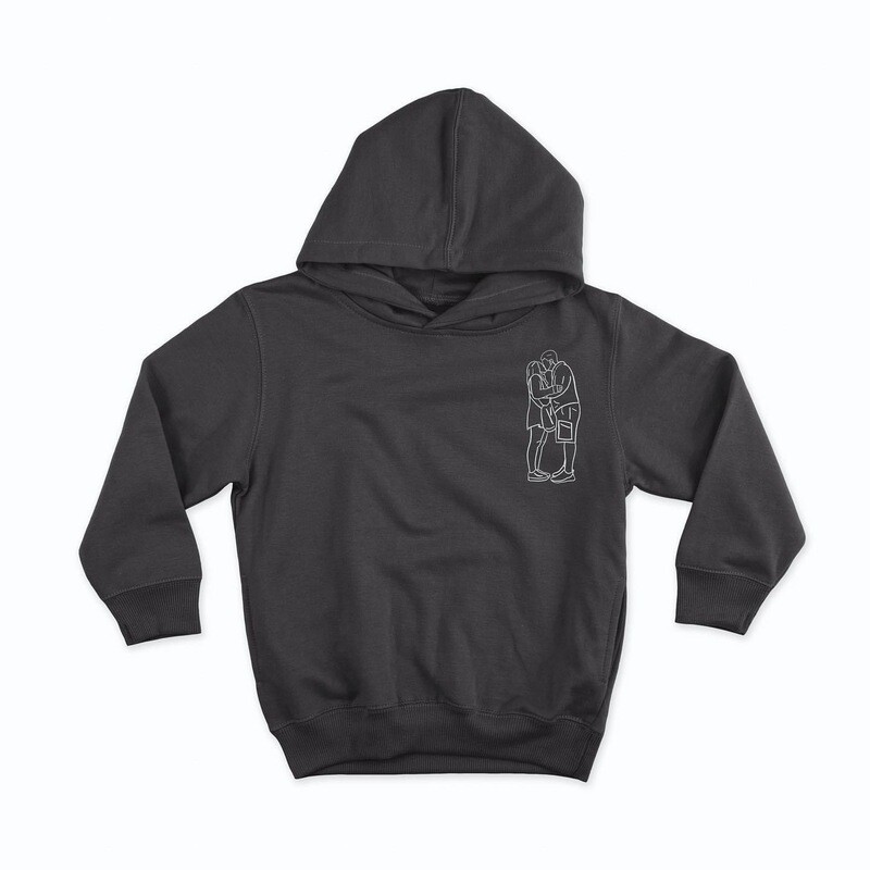 Sudadera silueta bordada