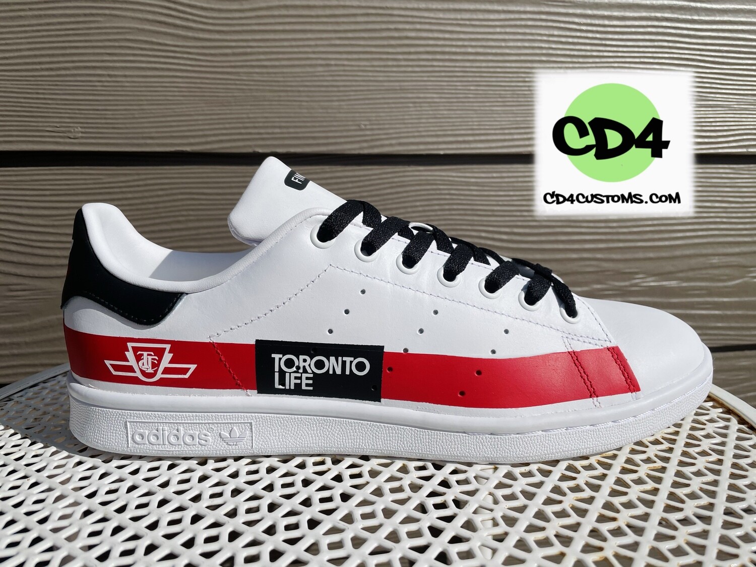 Custom Adidas Stan Smith Toronto Transit Series