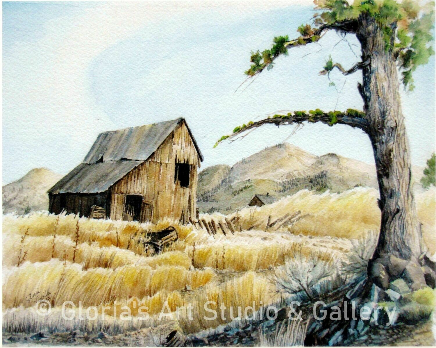 Autumn Fields Art Print
