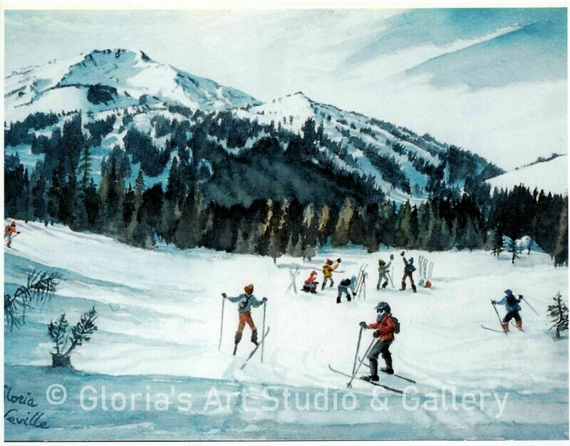 Dutchman Flats at Mt. Bachelor Art Print