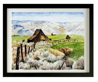 Barn in Wasco County Art Print