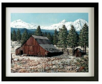 Three Sisters Barn Art Print