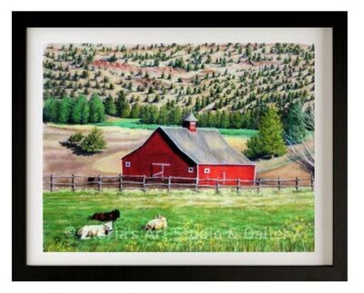 Graffenberger Barn Art Print
