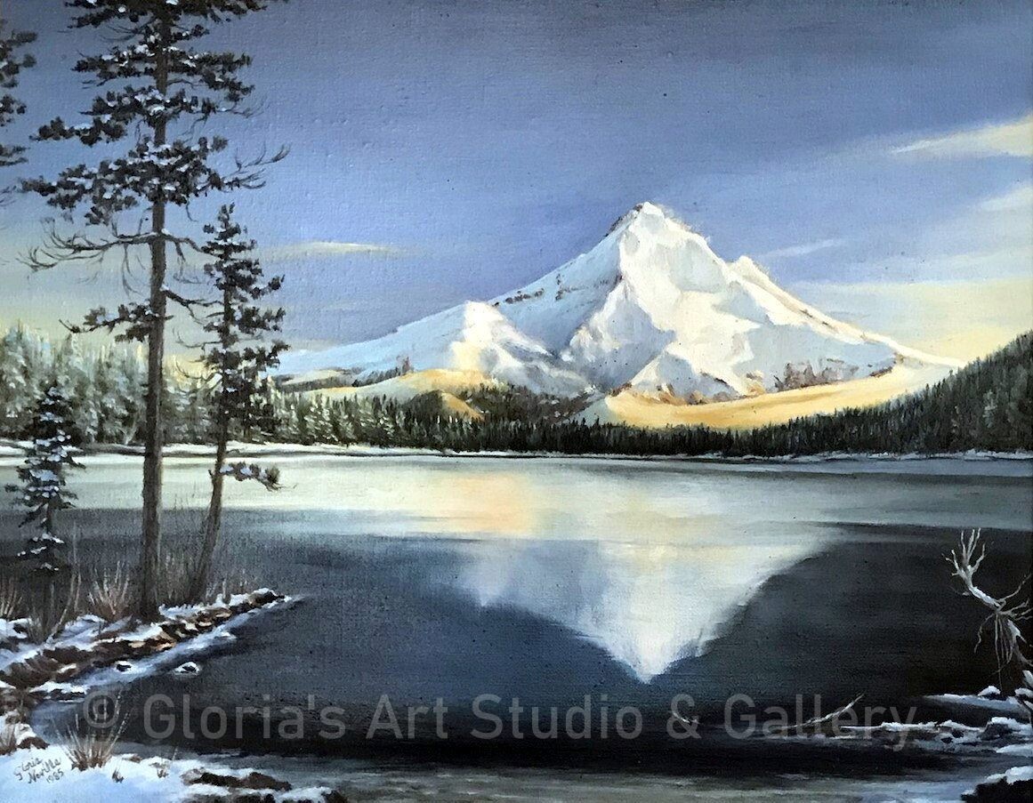 Mountain Glow Art Print Mountain Glow Art Print