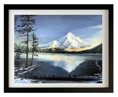 Mountain Glow Art Print