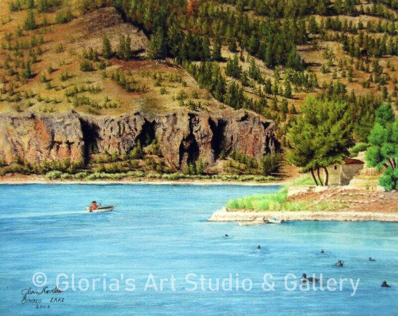 Ochoco Lake Art Print