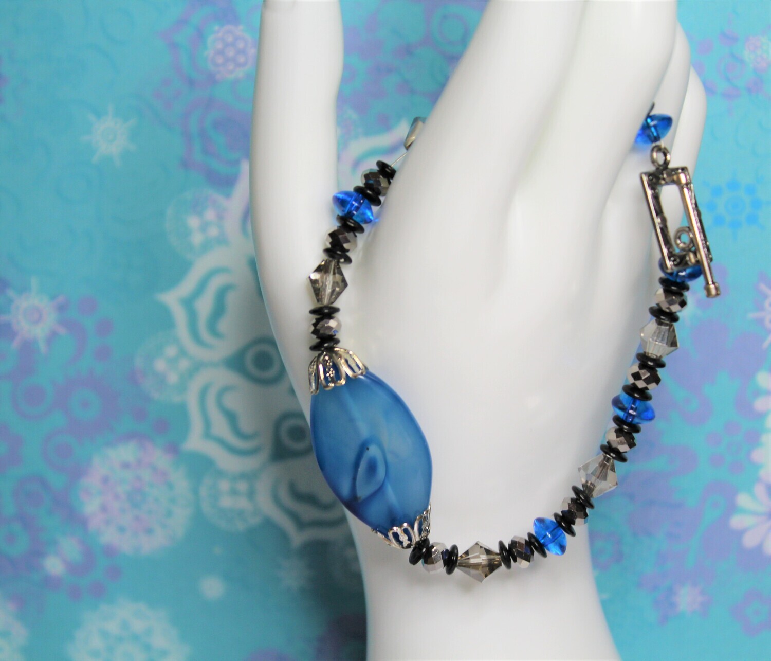 Blue Agate Interchangeable Bracelet
