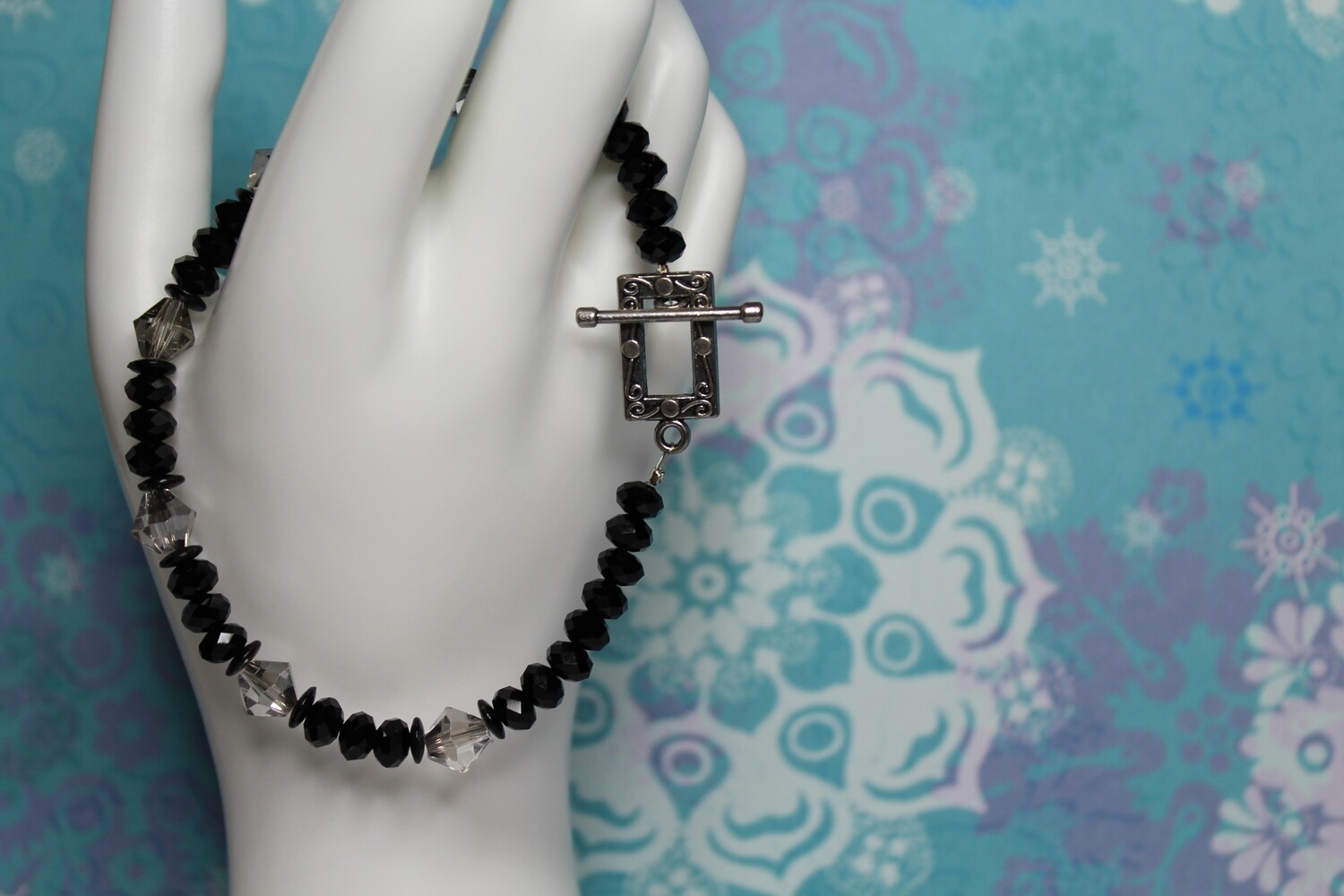 Black Bead Interchangeable Bracelet