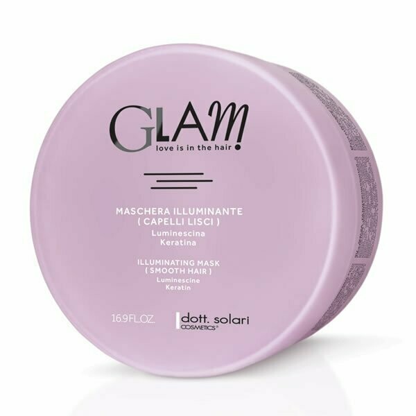 Maschera illuminante capelli lisci 500 ml
