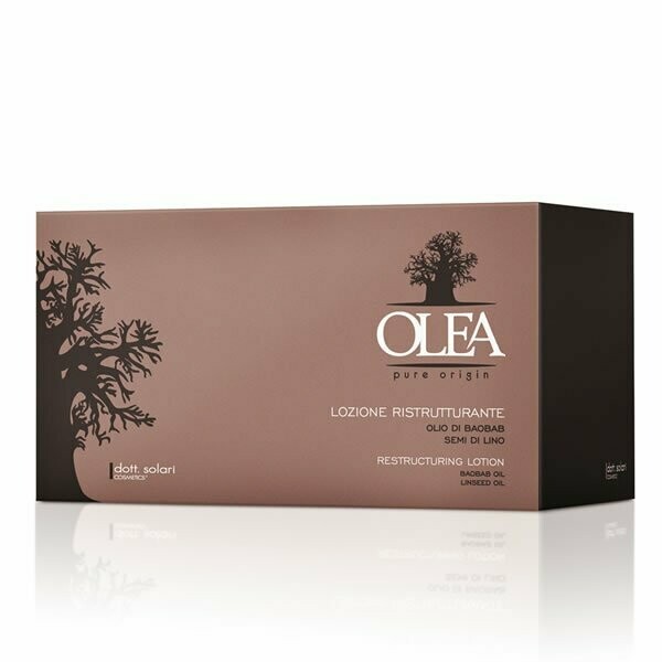 Lozione ristrutturante olio di baobab e semi di lino 12 f.le