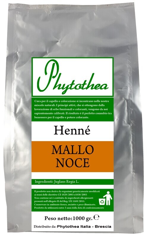 ORGANIC HENNE MALLO DI NOCE PHYTOTHEA1000 GR
