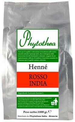 ORGANICO HENNE ROSSO INDIA PHYTOTHEA 1000GR