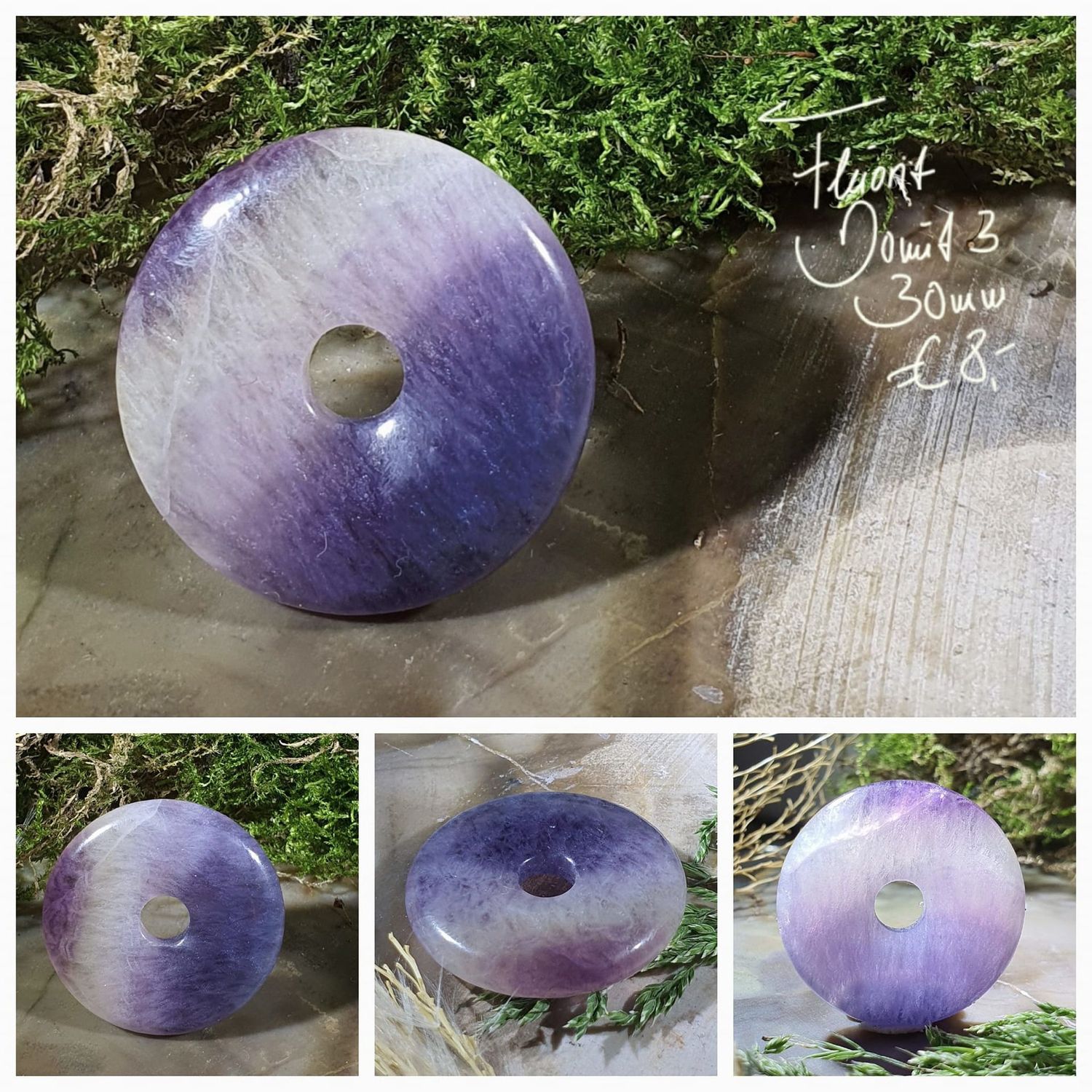 Fluorit Donut 30 mm (3)