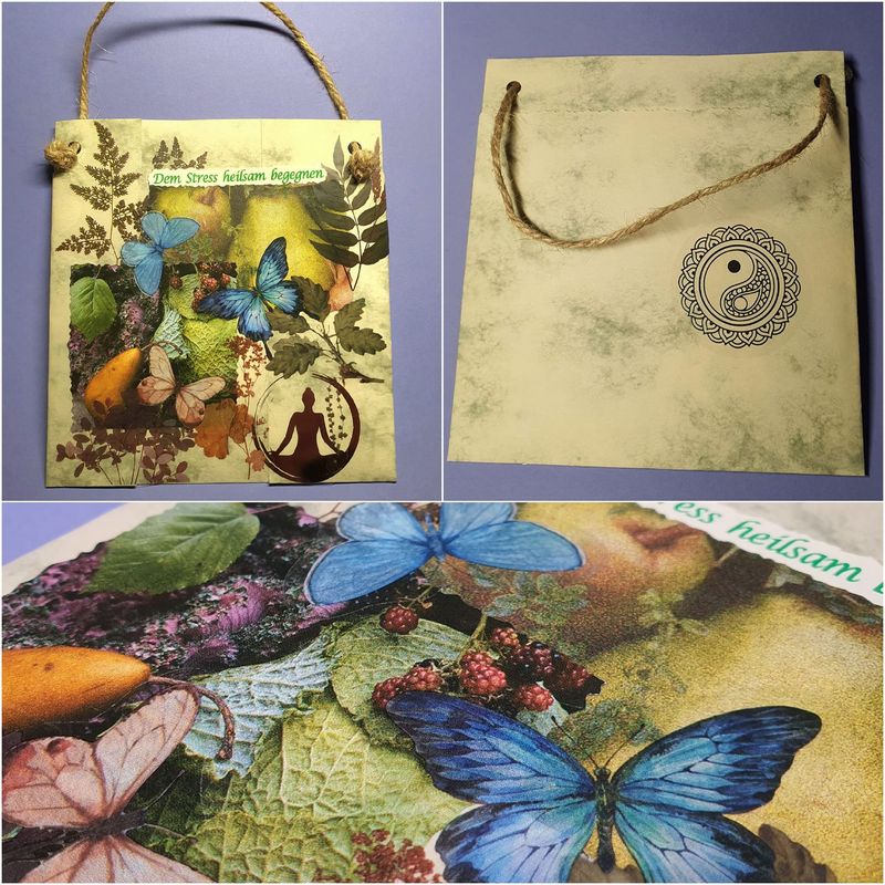 Aufhängekarten mit Falttasche hinten ca. 13,5 x 13,5 mm (4) Aufhängekarten mit Falttasche hinten ca. 13,5 x 13,5 mm (4)