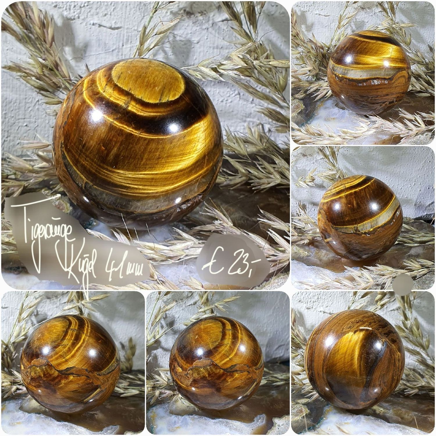 Tigerauge Kugel 41 mm