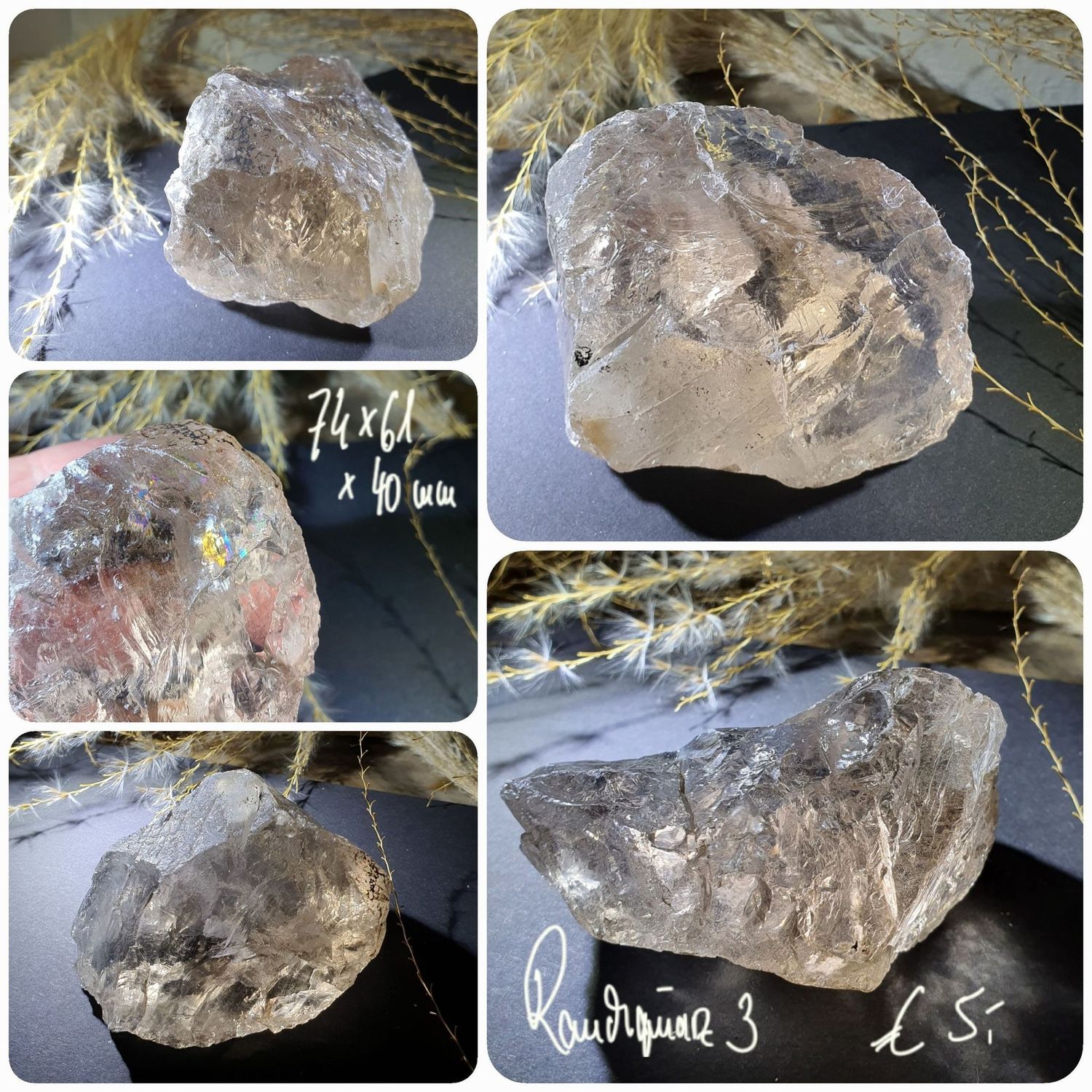 Rauchquarz Rohstein (3)