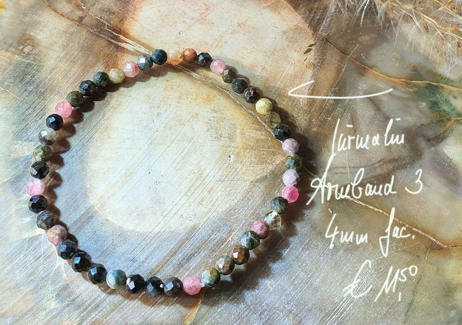 Turmalin Armband 4 mm facettiert (3)