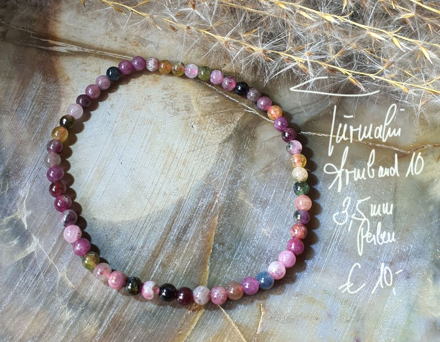 Turmalin Armband 3,5 mm Perlen (2)