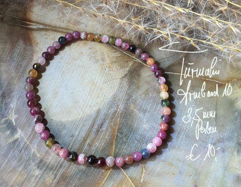 Turmalin Armband 3,5 mm Perlen (2) Turmalin Armband 3,5 mm Perlen (2)