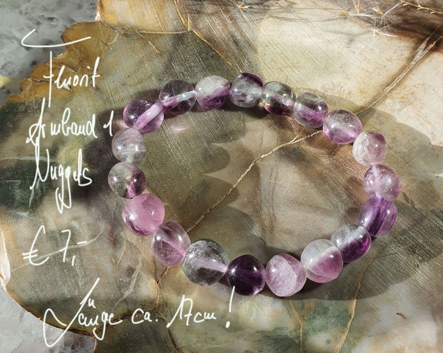 Fluorit Armband Nuggets (1)